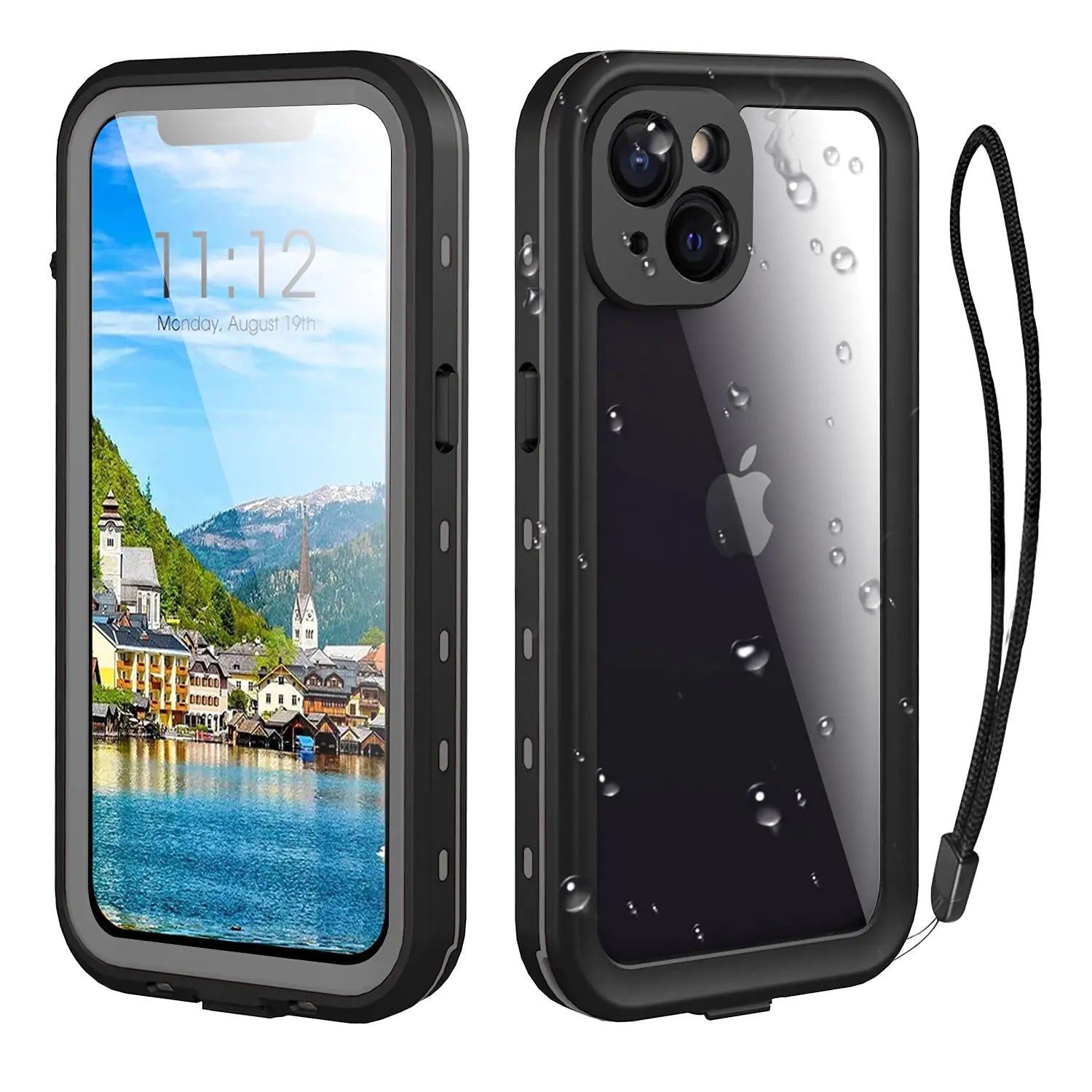 iPhone 13 Waterproof Case -iPhone 13 Full Body 360° Protective Case Shockproof Dustproof IP68 Waterproof Phone Case for iPhone 13 with Built in Screen Protector (Blue)