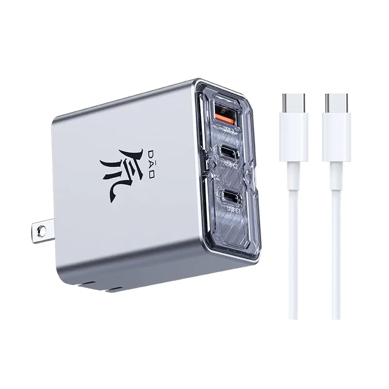 Nubia RedMagic 80W USB C Charger Block 3-Port Fast GaN Charger Foldable Wall Charger PS PD3.0 Fast Power Adapter for MacBook Pro/Air Dell XPS iPad Pro Galaxy S24 Pixel iPhone 16/15 and More
